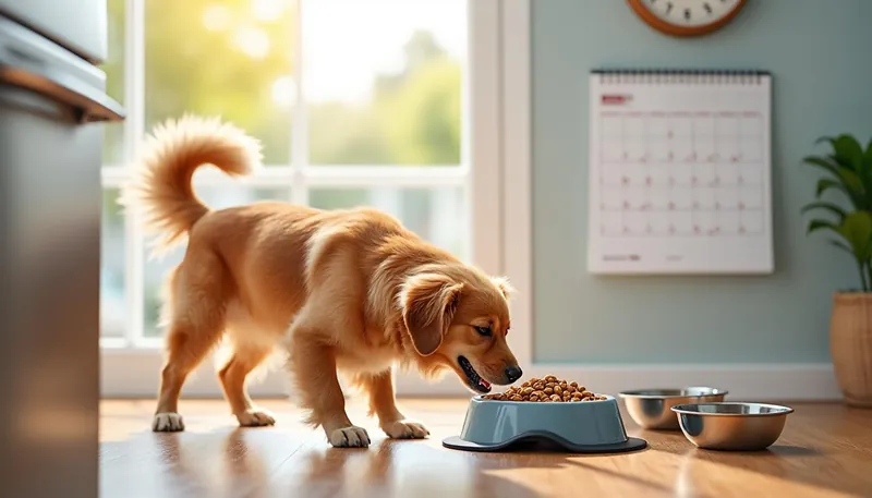 How many times a day should I feed my dog?