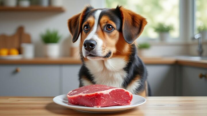 Can dogs eat raw meat safely? 1 découvrez si les chiens peuvent manger de la viande crue en toute sécurité, les risques potentiels et les conseils pour une alimentation saine et équilibrée.